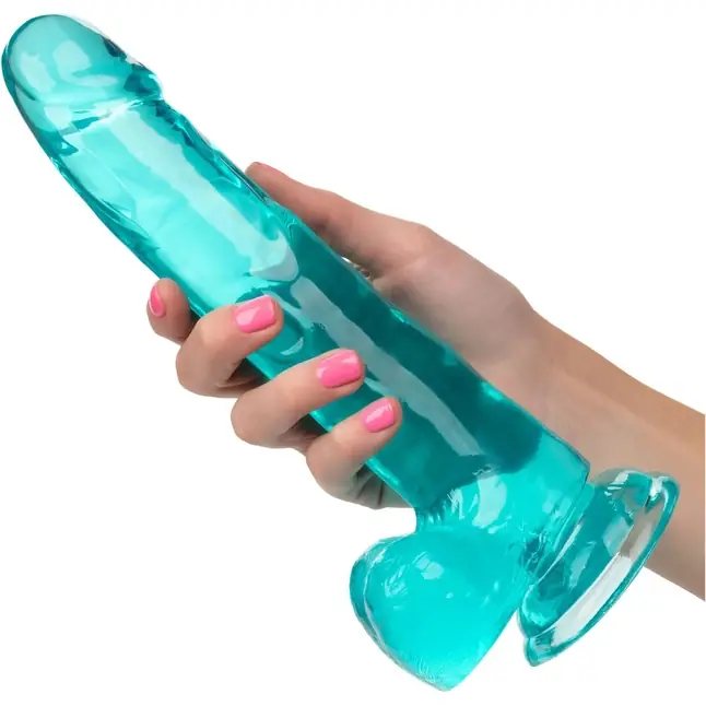 Голубой фаллоимитатор Size Queen 8 - 25,5 см - Size Queen. Фотография 2.