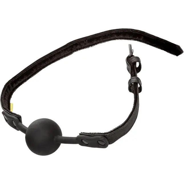 Черный кляп-шарик Boundless Ball Gag - Boundless. Фотография 4.