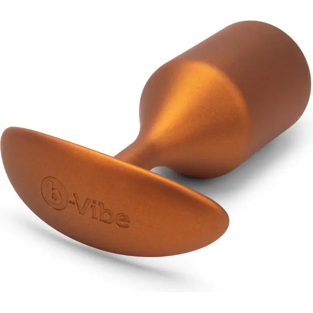 Пробка для ношения цветы бронзы B-vibe Snug Plug 4 - 14 см. Фотография 3.