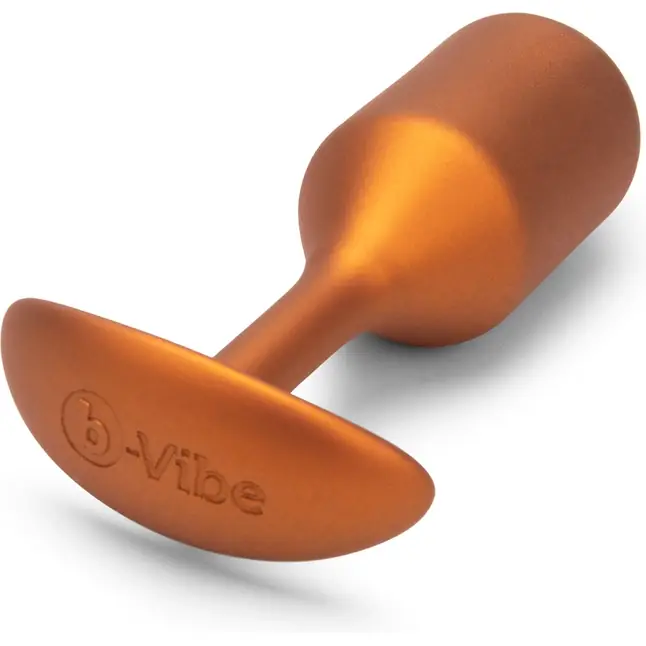Пробка для ношения цветы бронзы B-vibe Snug Plug 2 - 11 см. Фотография 3.