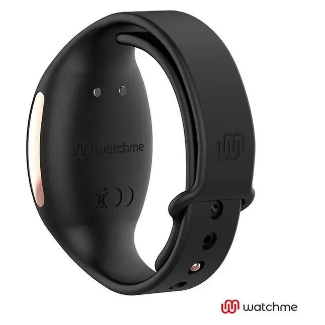 Черно-золотой вибратор с пультом-часами Anne s Desire Curve G-Spot Vibe Wireless Watchme - 20,5 см. Фотография 9.