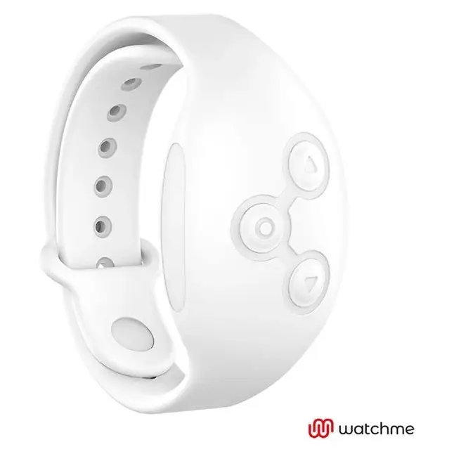 Голубой вибратор для пар с белым пультом-часами Weatwatch Dual Pleasure Vibe. Фотография 4.