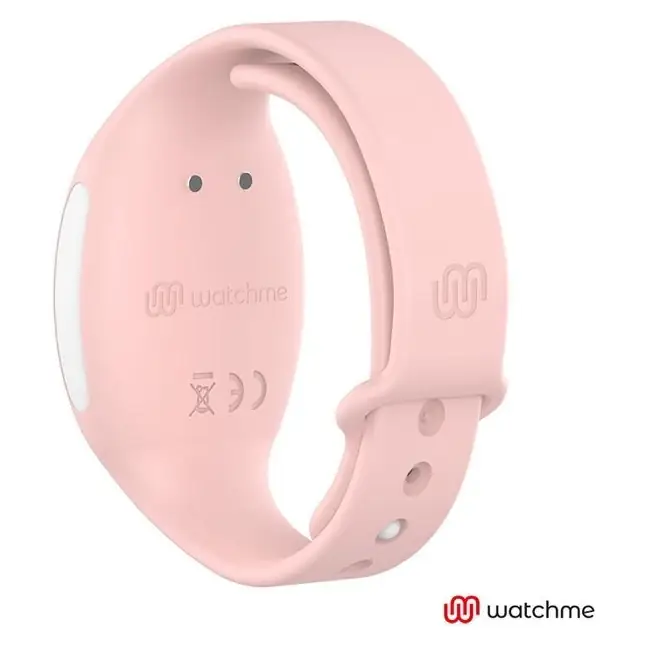 Голубой вибратор для пар с нежно-розовым пультом-часами Weatwatch Dual Pleasure Vibe. Фотография 6.