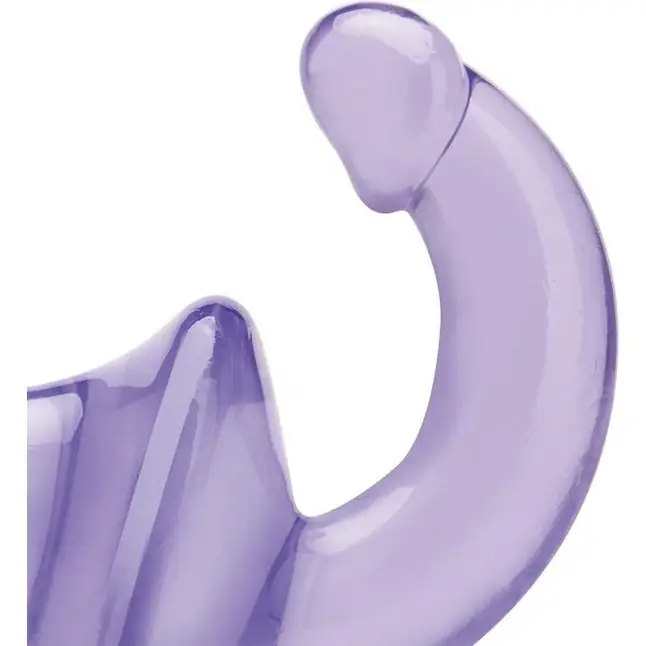 Фиолетовый безремневой страпон Strapless Strap-On. Фотография 2.