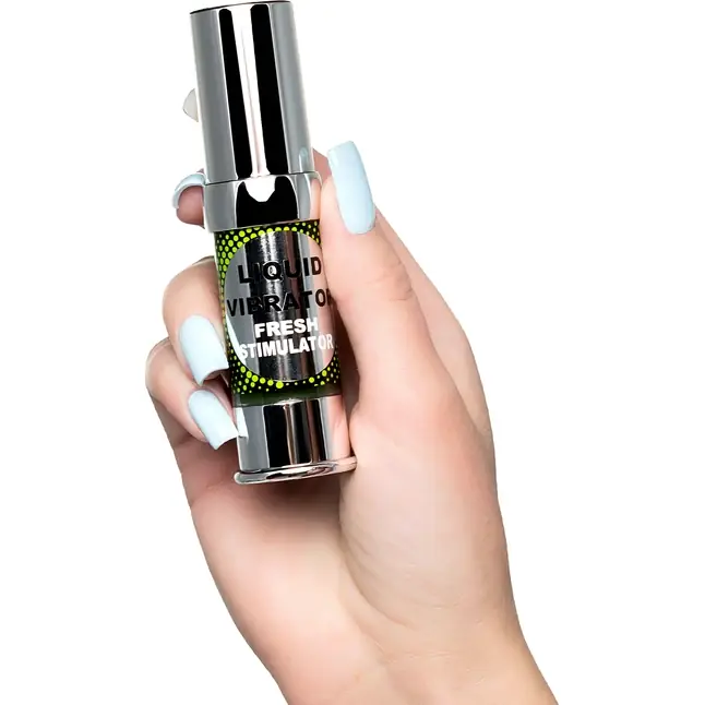 Освежающий гель с эффектом вибрации Liquid Vibrator Fresh Stimulator - 15 мл. Фотография 2.