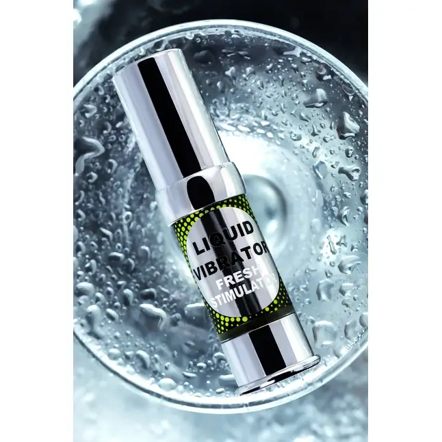 Освежающий гель с эффектом вибрации Liquid Vibrator Fresh Stimulator - 15 мл. Фотография 8.