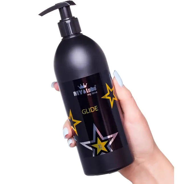 Анальная гель-смазка на водной основе MyLube GLIDE XL - 500 мл. Фотография 2.