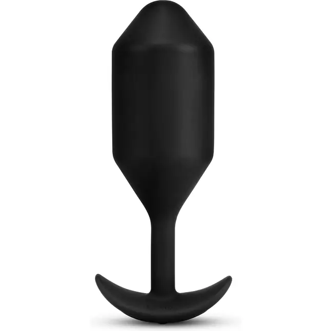 Черная вибропробка для ношения Vibrating Snug Plug 5 - 16,5 см