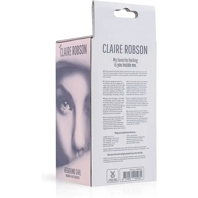 Телесный мастурбатор-вагина Claire Robson Masturbator. Фотография 5.