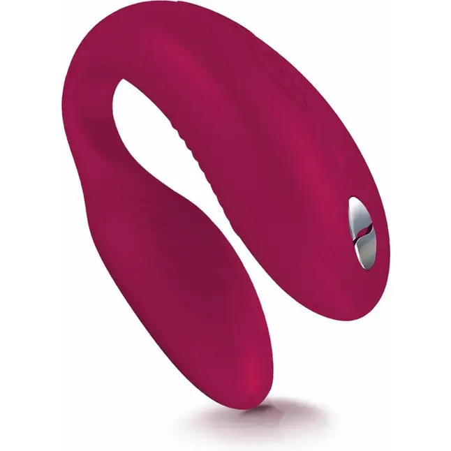 Ярко-розовый вибратор для пар We-Vibe Sync