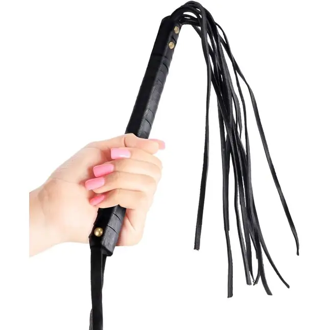 Черная плеть First Time Flogger - 63,5 см - Fetish Fantasy Series. Фотография 3.
