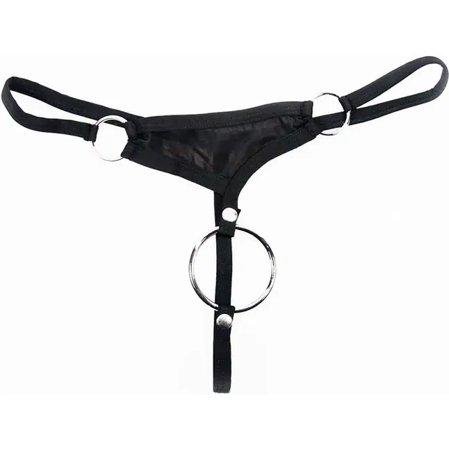 Открытые мужские трусы-стринги с кольцом - Svenjoyment underwear. Фотография 5.