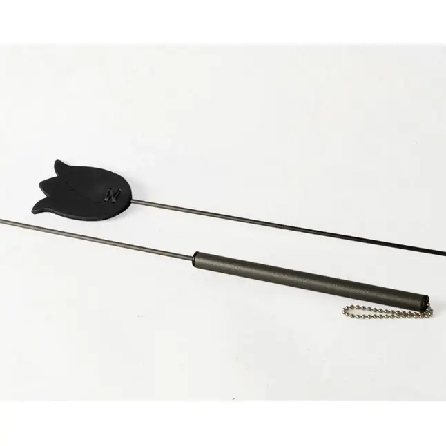 Черный стек Тюльпан - 60 см - BDSM accessories