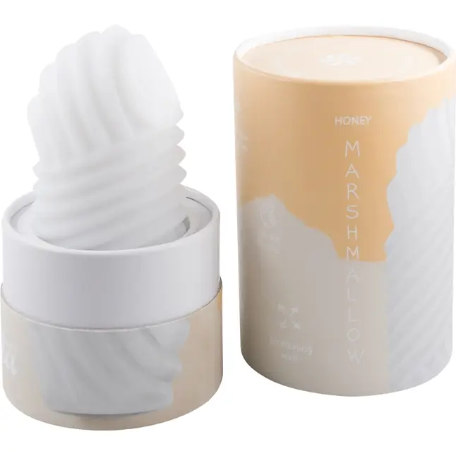 Белый мастурбатор Marshmallow Maxi Honey - Marshmallow. Фотография 4.