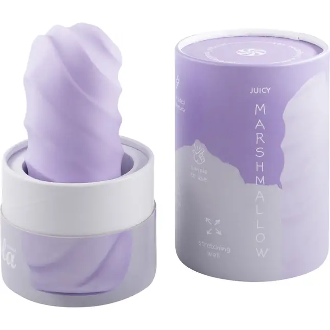 Сиреневый мастурбатор Marshmallow Maxi Juicy - Marshmallow. Фотография 4.