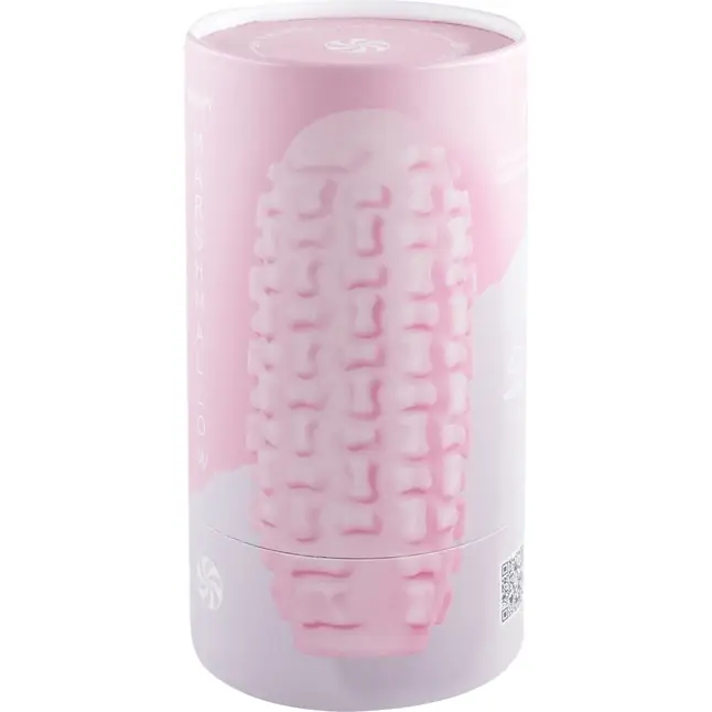 Розовый мастурбатор Marshmallow Maxi Syrupy - Marshmallow. Фотография 6.