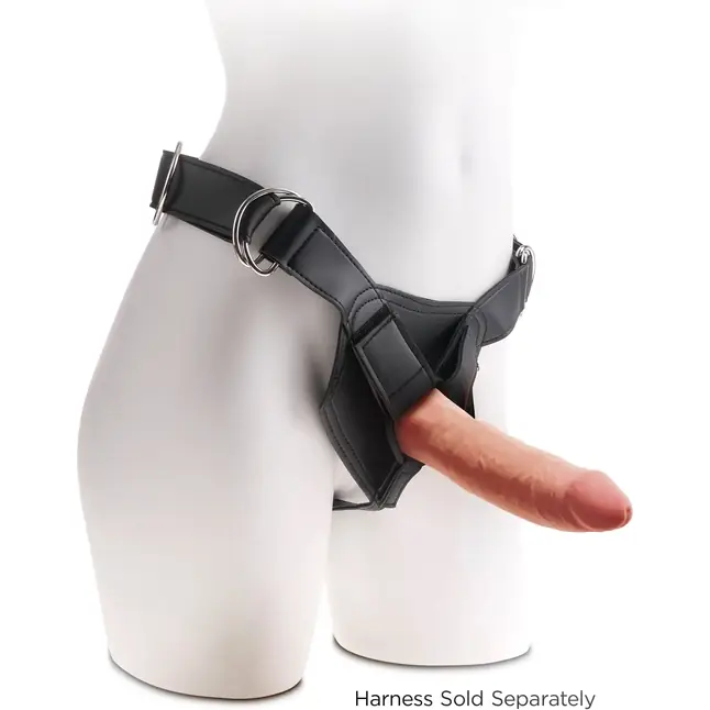 Кофейный фаллоимитатор на присоске 7 Triple Density Cock - 21 см - King Cock Plus. Фотография 6.