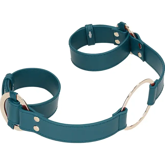 Зеленая фиксация на руки Handcuff With Connector - Ouch!