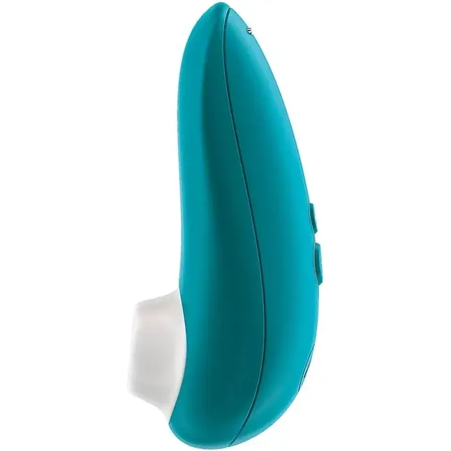 Бирюзовый клиторальный стимулятор Womanizer Starlet 3. Фотография 2.