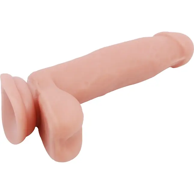 Телесный фаллоимитатор-реалистик Dual Density Dildo - 18 см - Mr Dixx. Фотография 5.