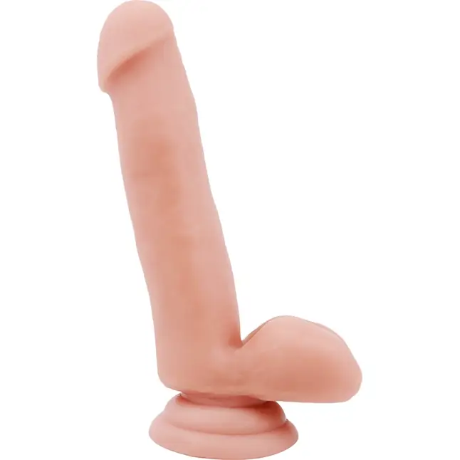 Телесный фаллоимитатор-реалистик Dual Density Dildo - 18 см - Mr Dixx