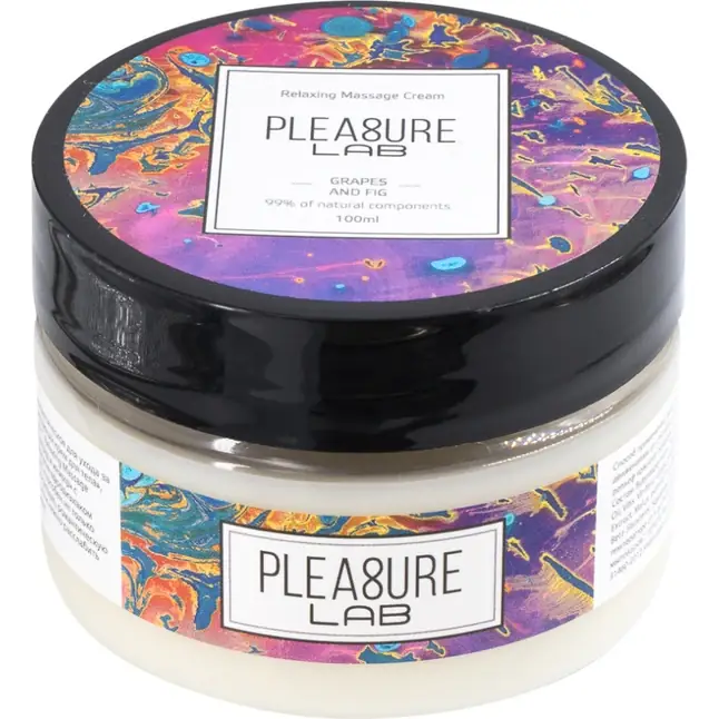 Массажный крем Pleasure Lab Relaxing с ароматом винограда и инжира - 100 мл