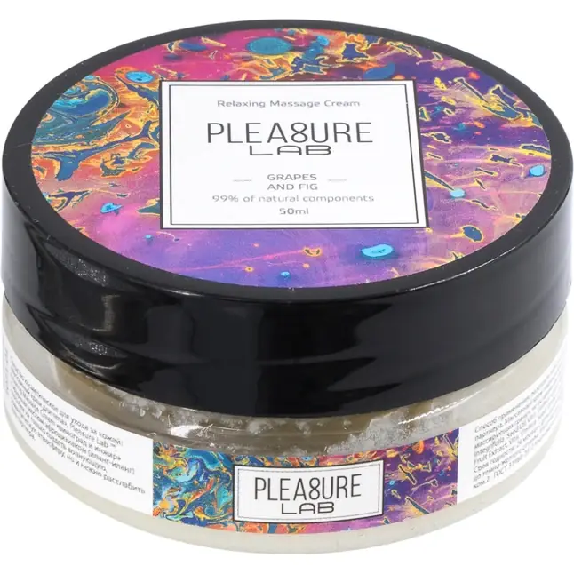 Массажный крем Pleasure Lab Relaxing с ароматом винограда и инжира - 50 мл
