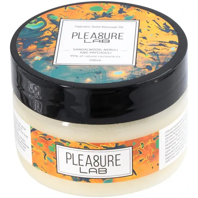 Твердое массажное масло Pleasure Lab Hypnotic с ароматом сандала, нероли и пачули - 100 мл