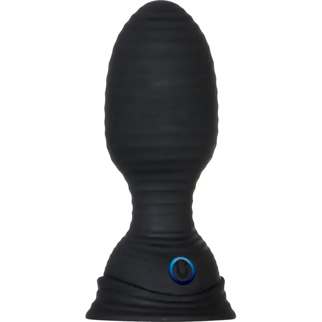 Черная анальная пробка с вибрацией и функцией расширения Shape Shifter - 11,7 см. Фотография 3.