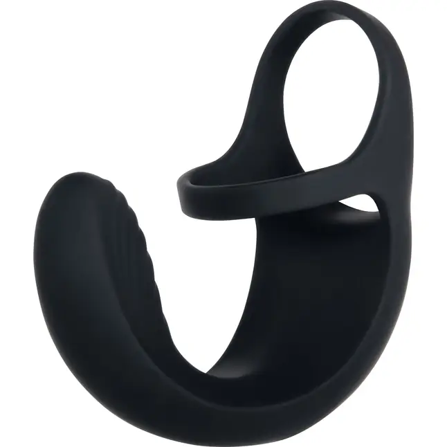 Эрекционное кольцо с вибрацией и стимуляцией мошонки Vibrating Ball Cradle. Фотография 9.