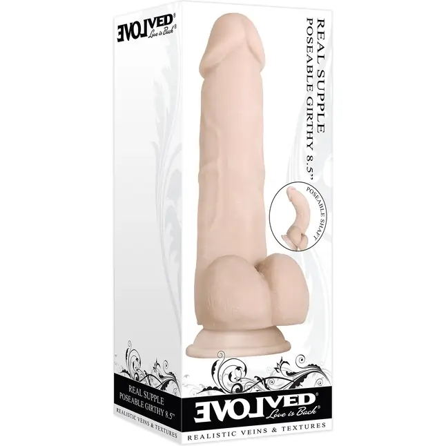 Гибкий фаллоимитатор Real Supple Poseable - 21,5 см. Фотография 14.