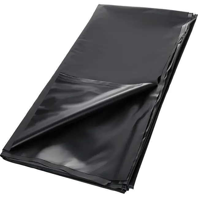 Черная простыня для секса из ПВХ - 220 х 200 см - Black Red