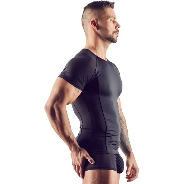 Мужская футболка с сетчатыми вставками по бокам - Svenjoyment underwear. Фотография 3.