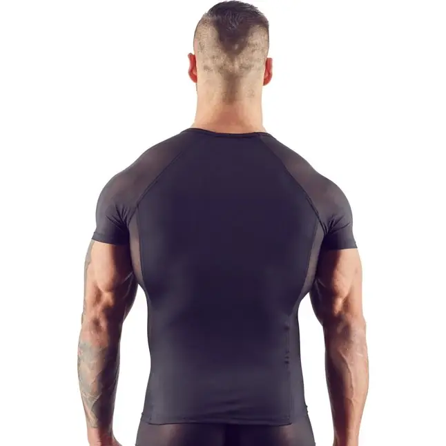 Мужская футболка с сетчатыми вставками по бокам - Svenjoyment underwear. Фотография 4.