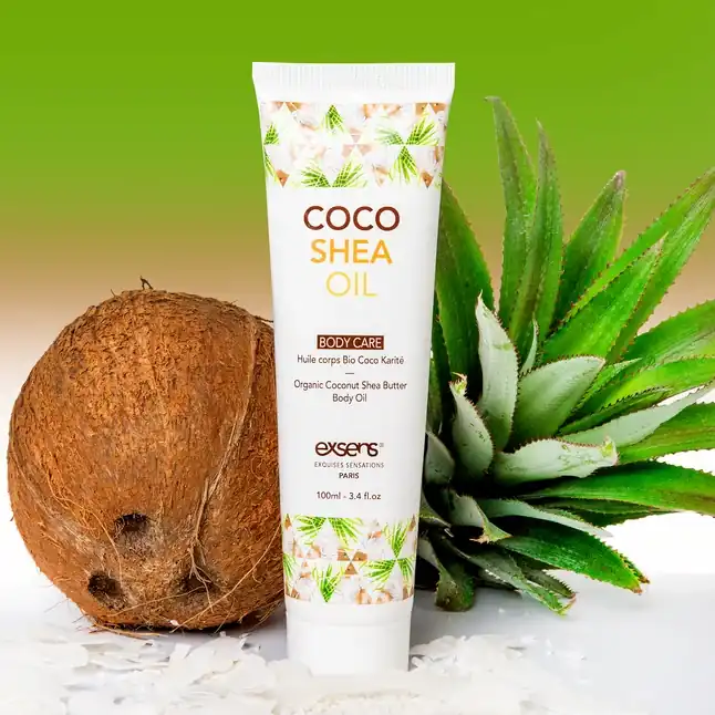 Массажное масло Coco Shea Oil - 100 мл. Фотография 3.