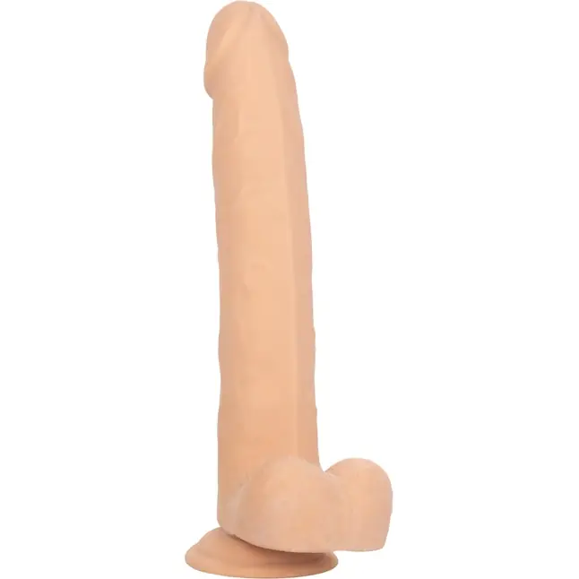 Телесный фаллоимитатор-гигант Size Queen 10 - 30,5 см - Size Queen