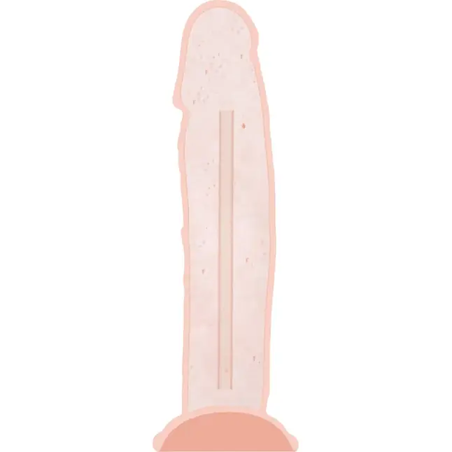 Телесный фаллоимитатор из силикона Gabriel M. - 20 см - RealStick Silicone. Фотография 5.