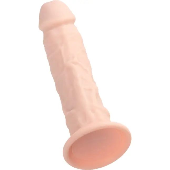 Телесный фаллоимитатор из силикона Gabriel M. - 20 см - RealStick Silicone. Фотография 9.