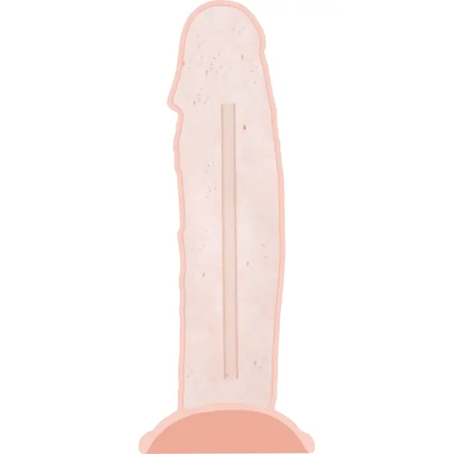Телесный фаллоимитатор из силикона Tom H. - 15 см - RealStick Silicone. Фотография 5.
