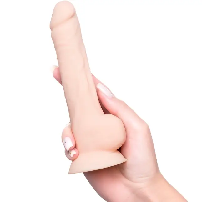 Телесный фаллоимитатор на присоске Kit H. - 18 см - RealStick Silicone. Фотография 3.