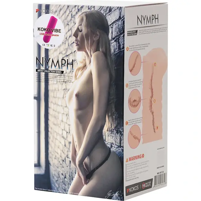Мастурбатор-вагина Nymph с вибрацией. Фотография 6.