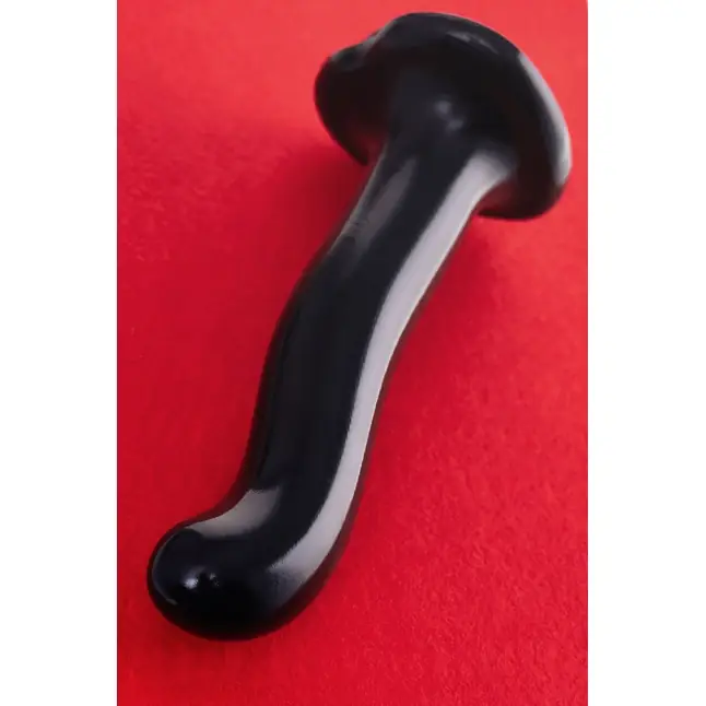 Черный стимулятор для пар P G-Spot Dildo Size L - 19 см. Фотография 10.