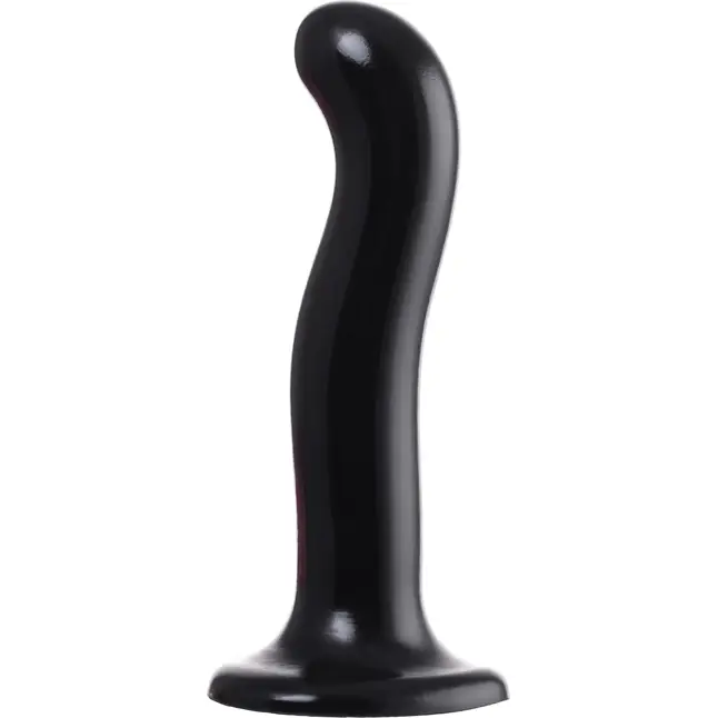 Черный стимулятор для пар P G-Spot Dildo Size L - 19 см