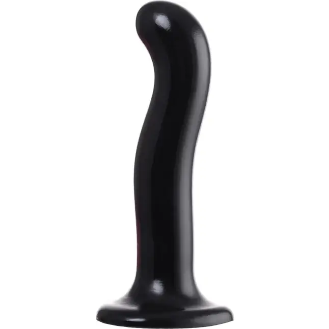 Черный стимулятор для пар P G-Spot Dildo Size XL - 19,8 см. Фотография 4.