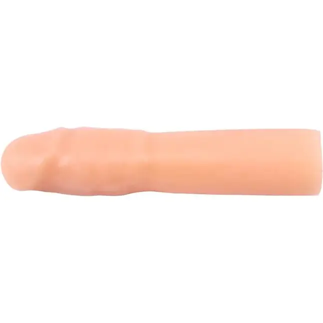 Телесная насадка-удлинитель Real Feel Sleeve - 16,8 см - SuperMe. Фотография 4.