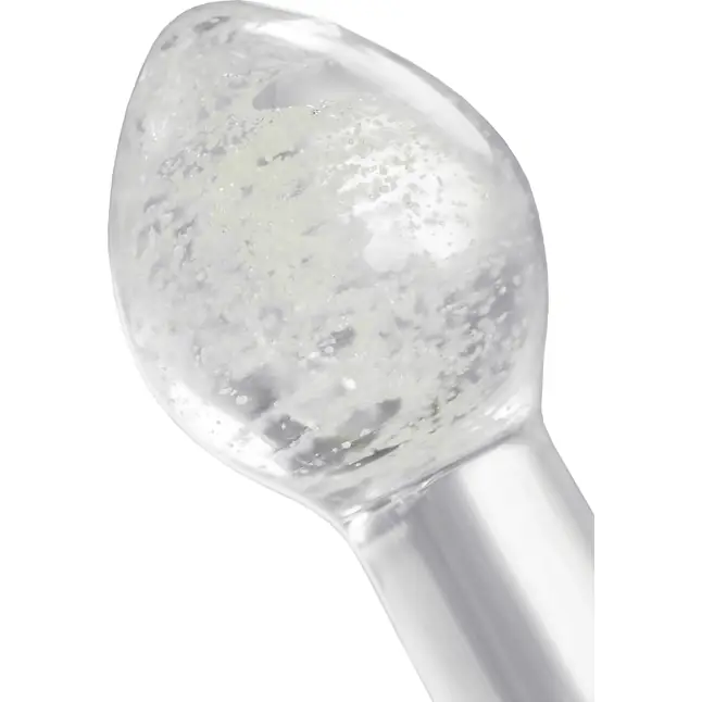 Прозрачная, светящаяся в темноте анальная втулка - 9 см - Sexus Glass. Фотография 9.