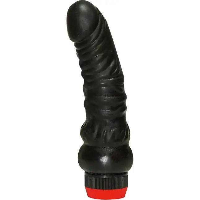 Черный вибратор-реалистик Natur-Vibrator - 17 см - You2Toys