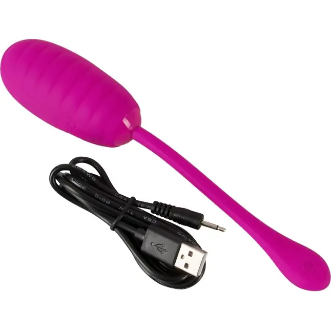 Лиловое виброяйцо Super Soft Silicone Love Ball. Фотография 11.