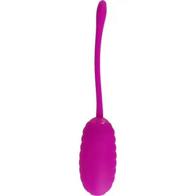 Лиловое виброяйцо Super Soft Silicone Love Ball. Фотография 6.