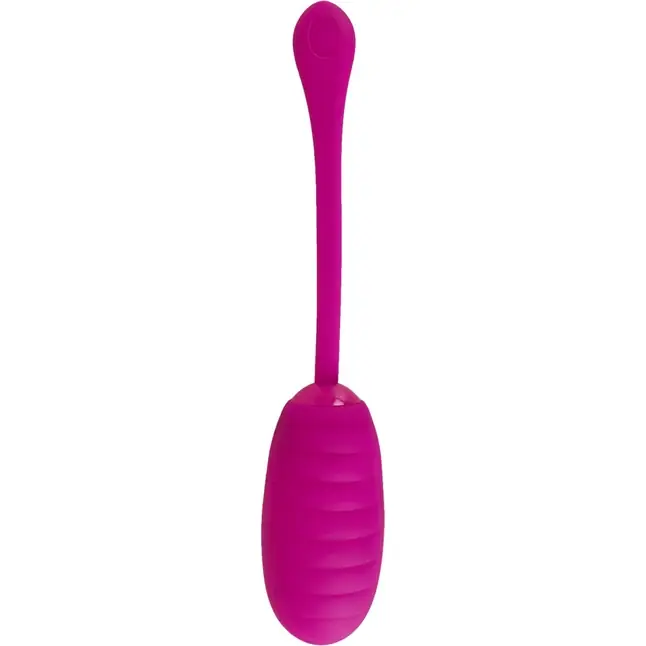 Лиловое виброяйцо Super Soft Silicone Love Ball. Фотография 7.